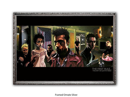 Fight Club - The First Rule | Art Poster by Justin Reed