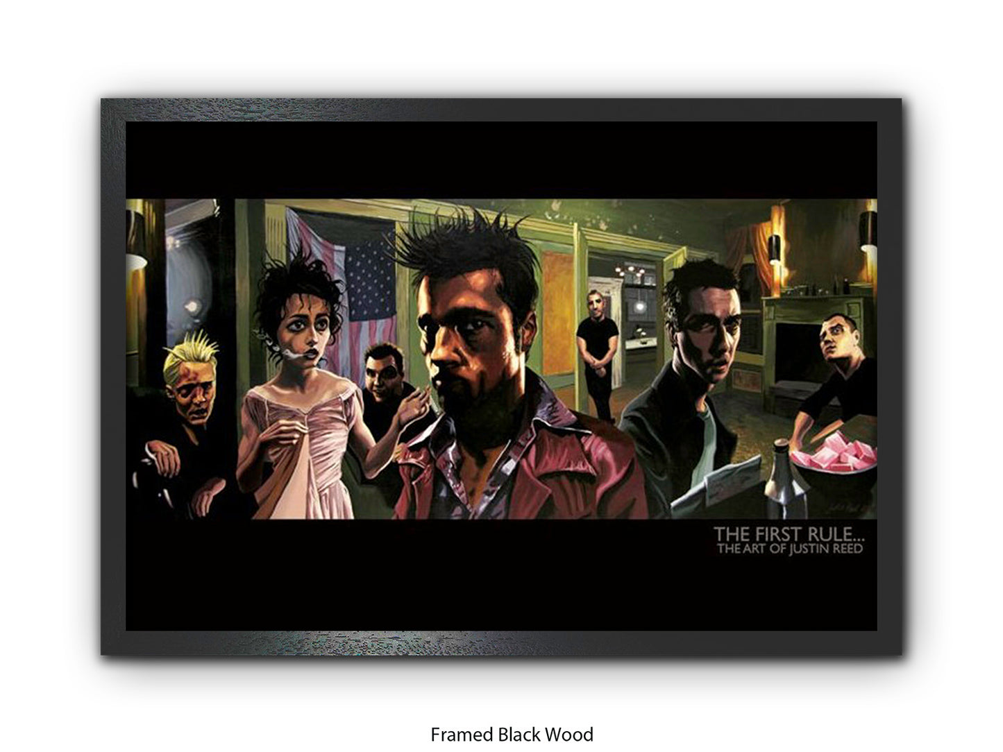 Fight Club - The First Rule | Art Poster by Justin Reed