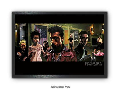 Fight Club - The First Rule | Art Poster by Justin Reed