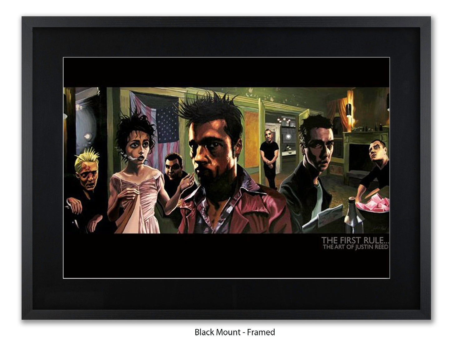 Fight Club - The First Rule | Art Poster by Justin Reed