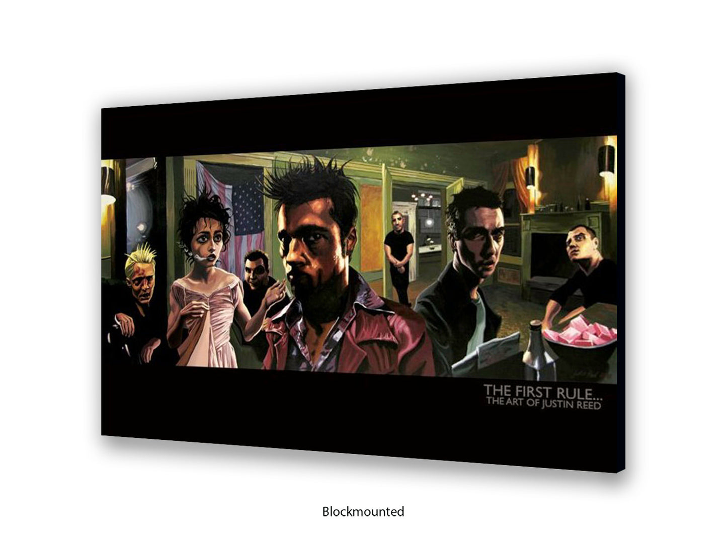 Fight Club - The First Rule | Art Poster by Justin Reed