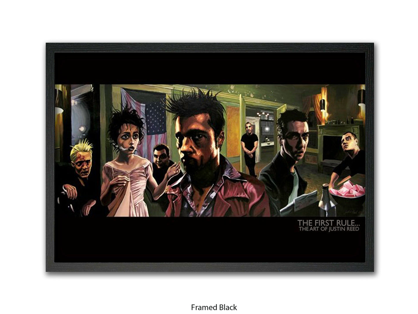 Fight Club - The First Rule | Art Poster by Justin Reed