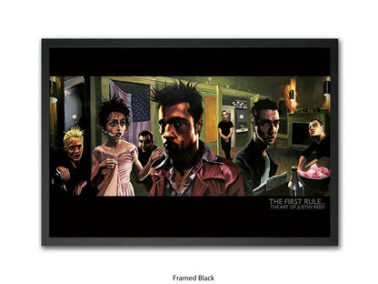 Fight Club - The First Rule | Art Poster by Justin Reed