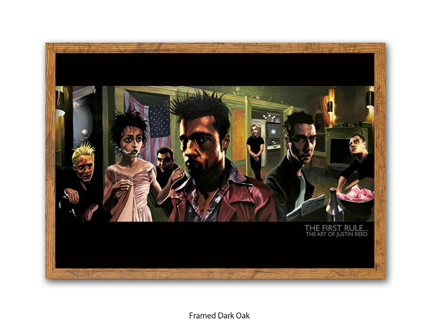 Fight Club - The First Rule | Art Poster by Justin Reed