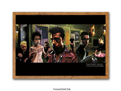 Fight Club - The First Rule | Art Poster by Justin Reed