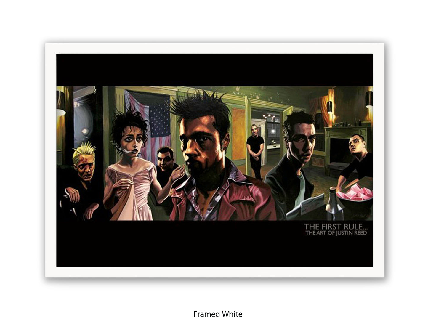 Fight Club - The First Rule | Art Poster by Justin Reed