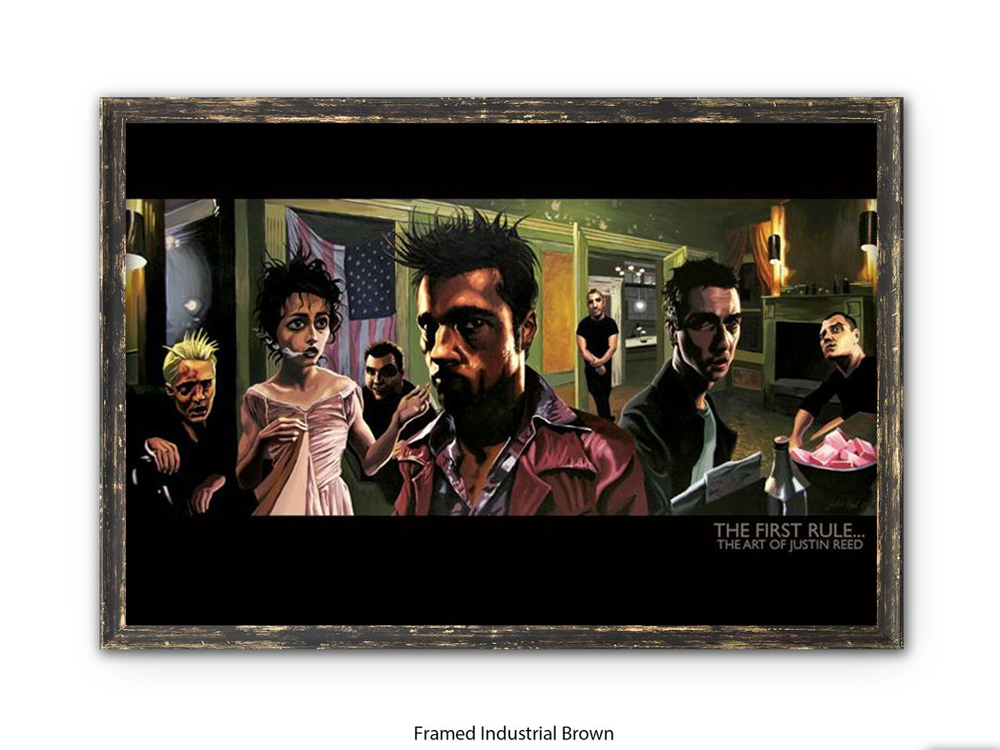 Fight Club - The First Rule | Art Poster by Justin Reed