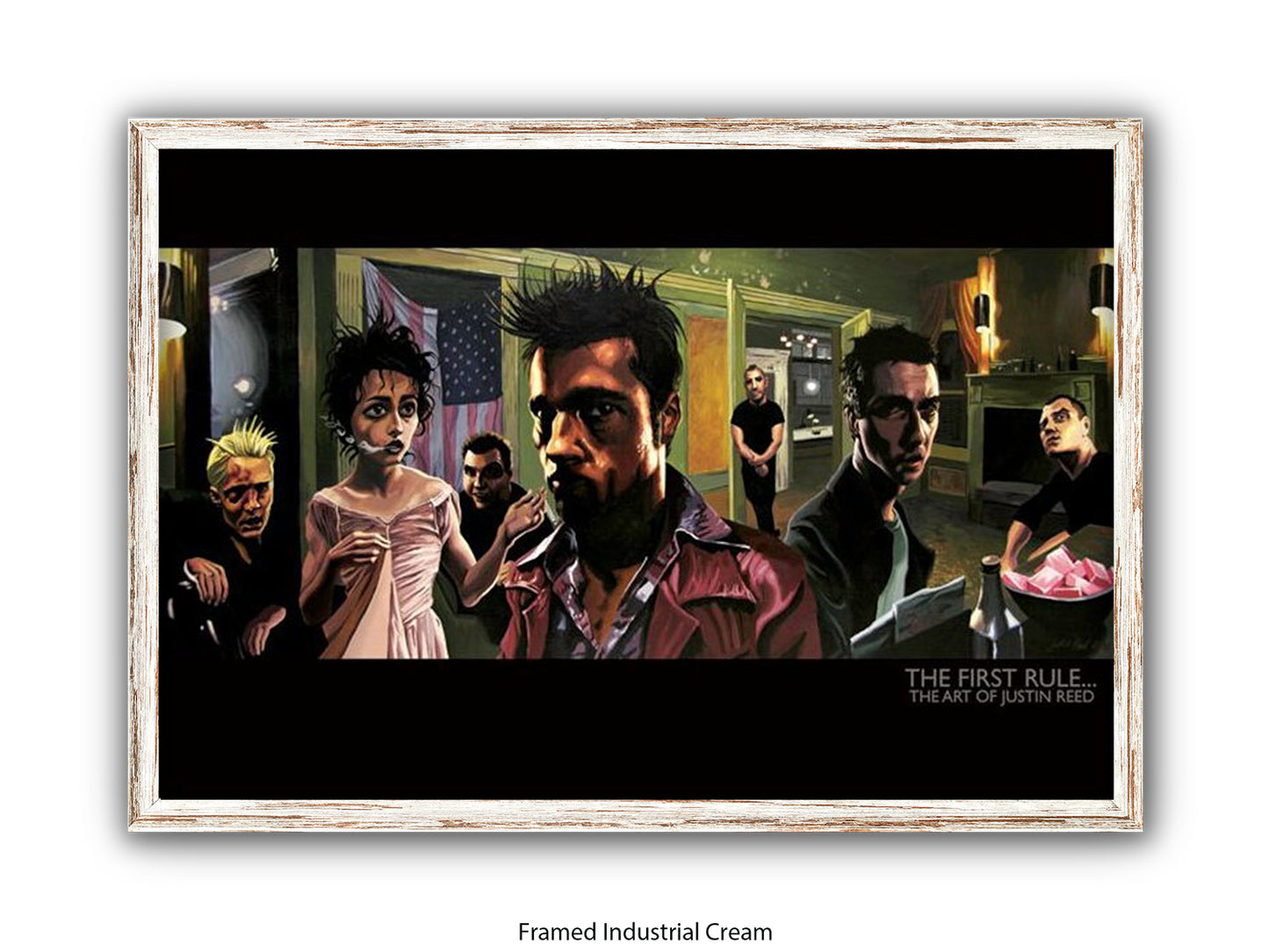 Fight Club - The First Rule | Art Poster by Justin Reed