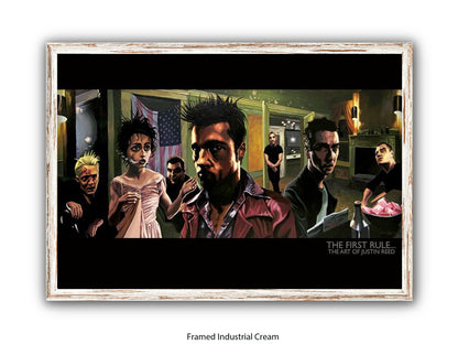 Fight Club - The First Rule | Art Poster by Justin Reed