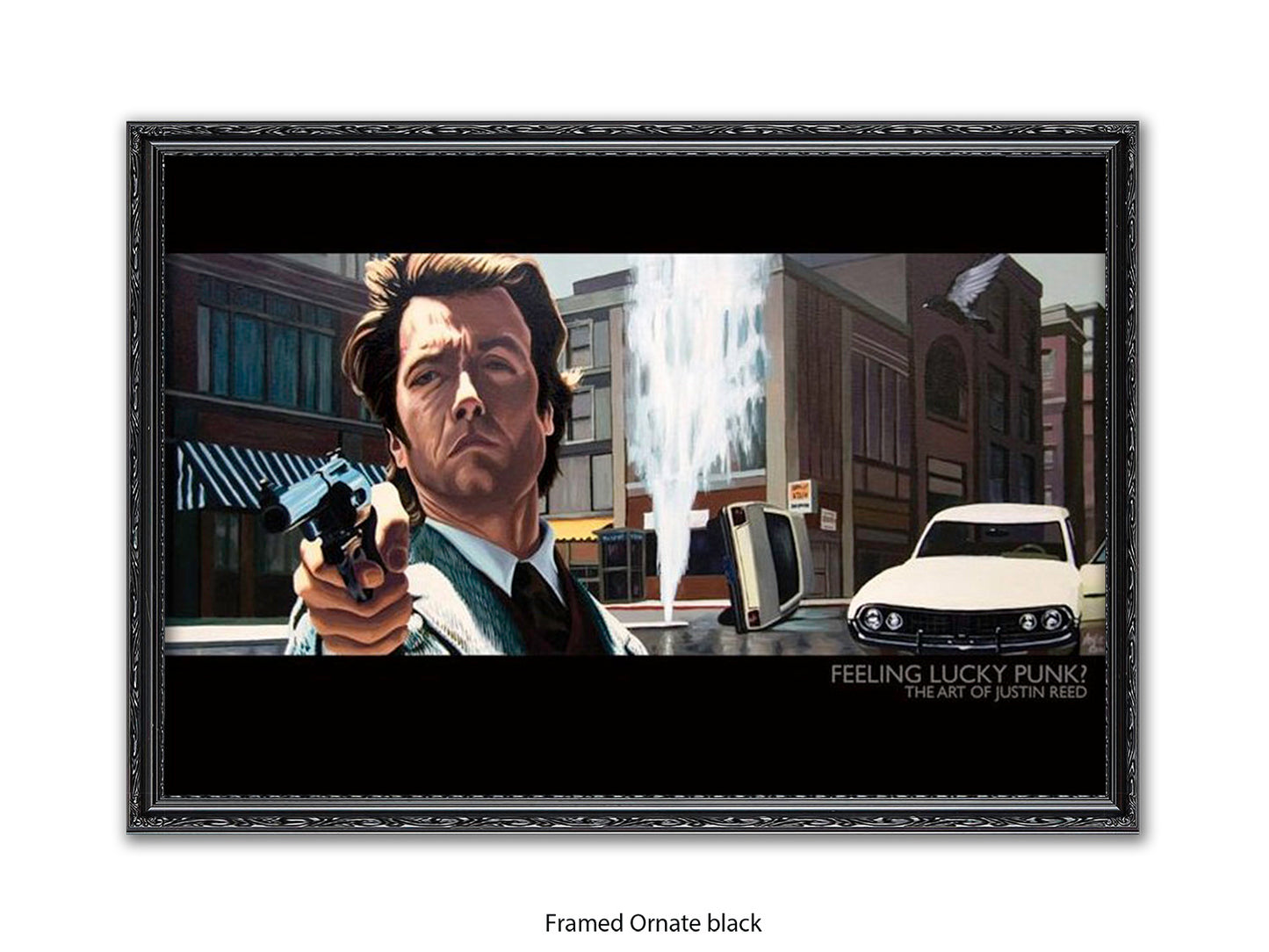Dirty Harry Art Poster Feeling Lucky Punk | Justin Reed