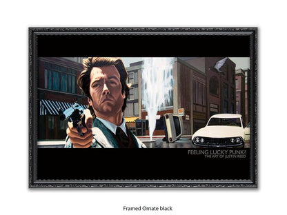 Dirty Harry Art Poster Feeling Lucky Punk | Justin Reed