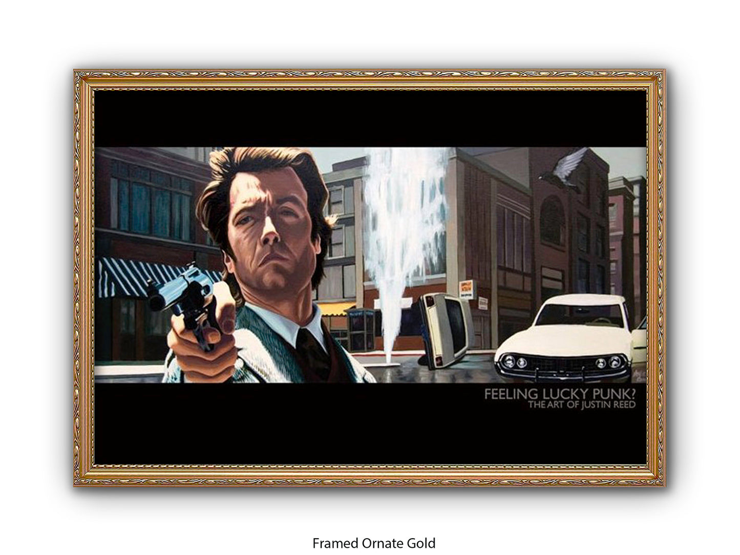 Dirty Harry Art Poster Feeling Lucky Punk | Justin Reed