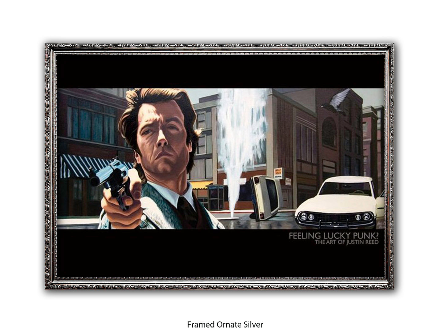 Dirty Harry Art Poster Feeling Lucky Punk | Justin Reed
