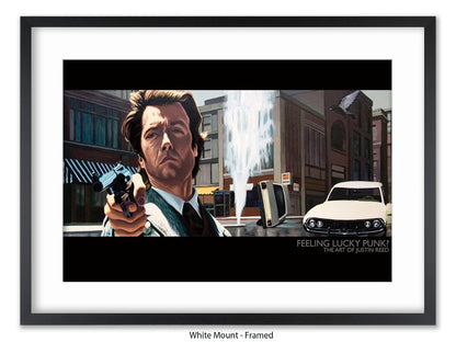 Dirty Harry Art Poster Feeling Lucky Punk | Justin Reed