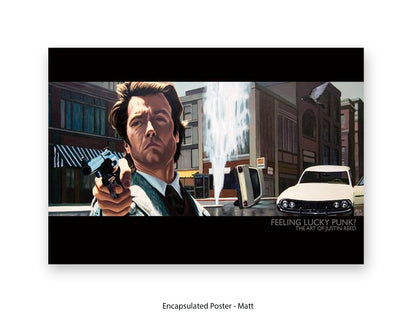 Dirty Harry Art Poster Feeling Lucky Punk | Justin Reed