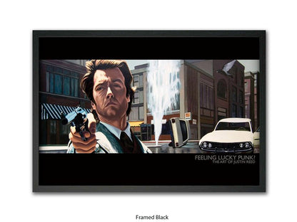 Dirty Harry Art Poster Feeling Lucky Punk | Justin Reed