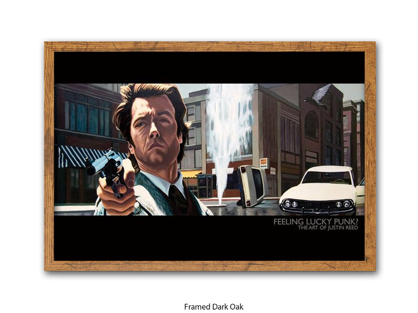 Dirty Harry Art Poster Feeling Lucky Punk | Justin Reed
