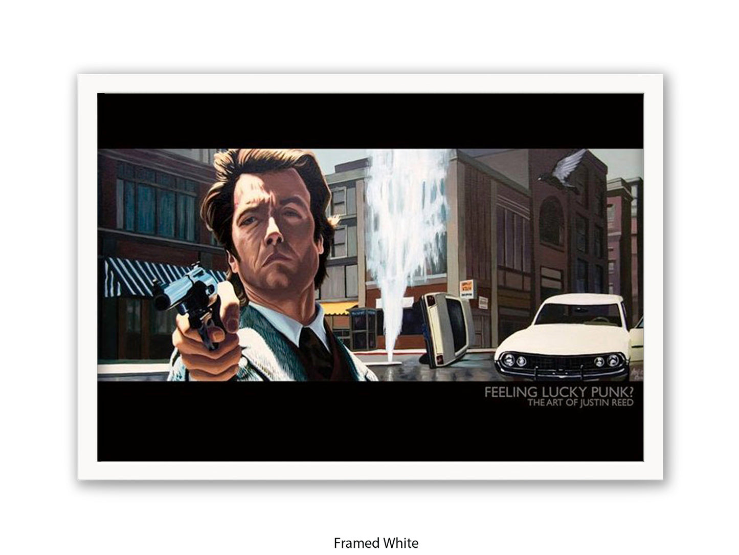 Dirty Harry Art Poster Feeling Lucky Punk | Justin Reed