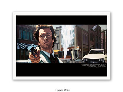 Dirty Harry Art Poster Feeling Lucky Punk | Justin Reed