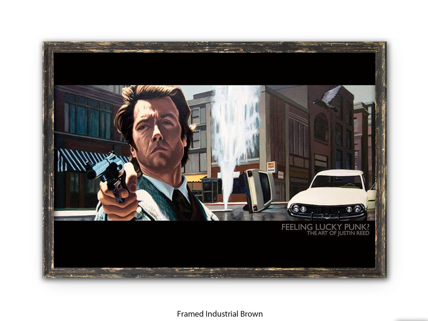 Dirty Harry Art Poster Feeling Lucky Punk | Justin Reed