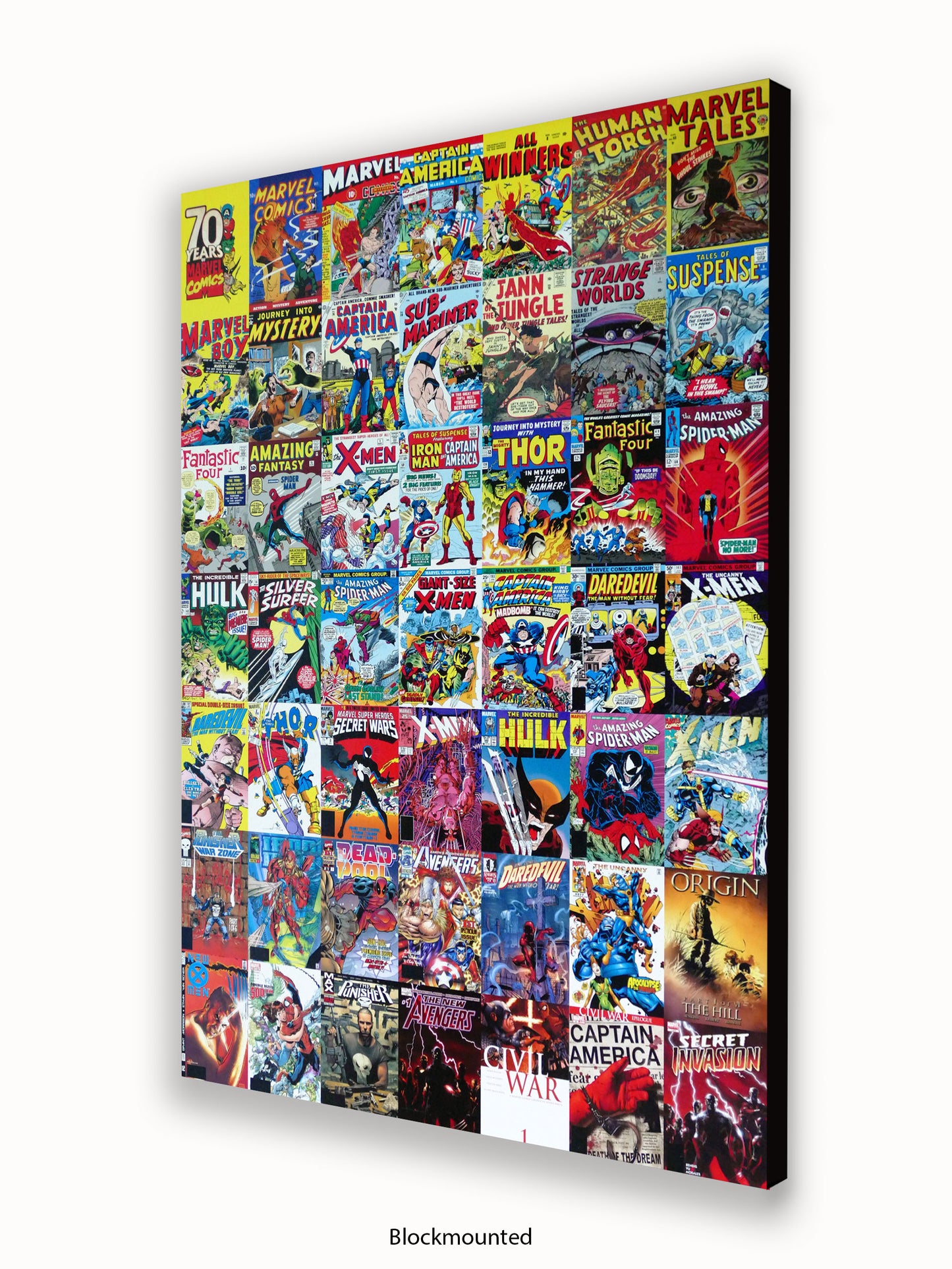 Marvel  70 Years Of Marvel Comics  Collage Poster