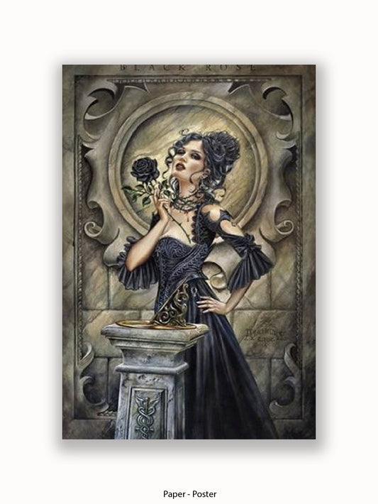 Alchemy  Black Rose Girl Poster