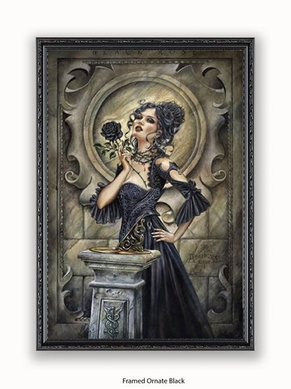 Alchemy  Black Rose Girl Poster