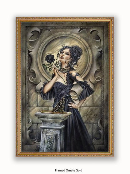 Alchemy  Black Rose Girl Poster