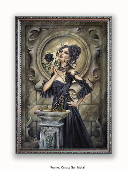 Alchemy  Black Rose Girl Poster