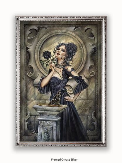 Alchemy  Black Rose Girl Poster