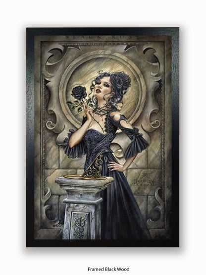 Alchemy  Black Rose Girl Poster