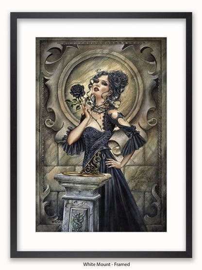 Alchemy  Black Rose Girl Poster