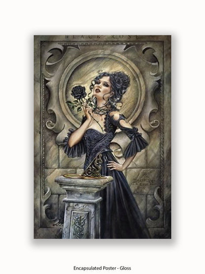 Alchemy  Black Rose Girl Poster