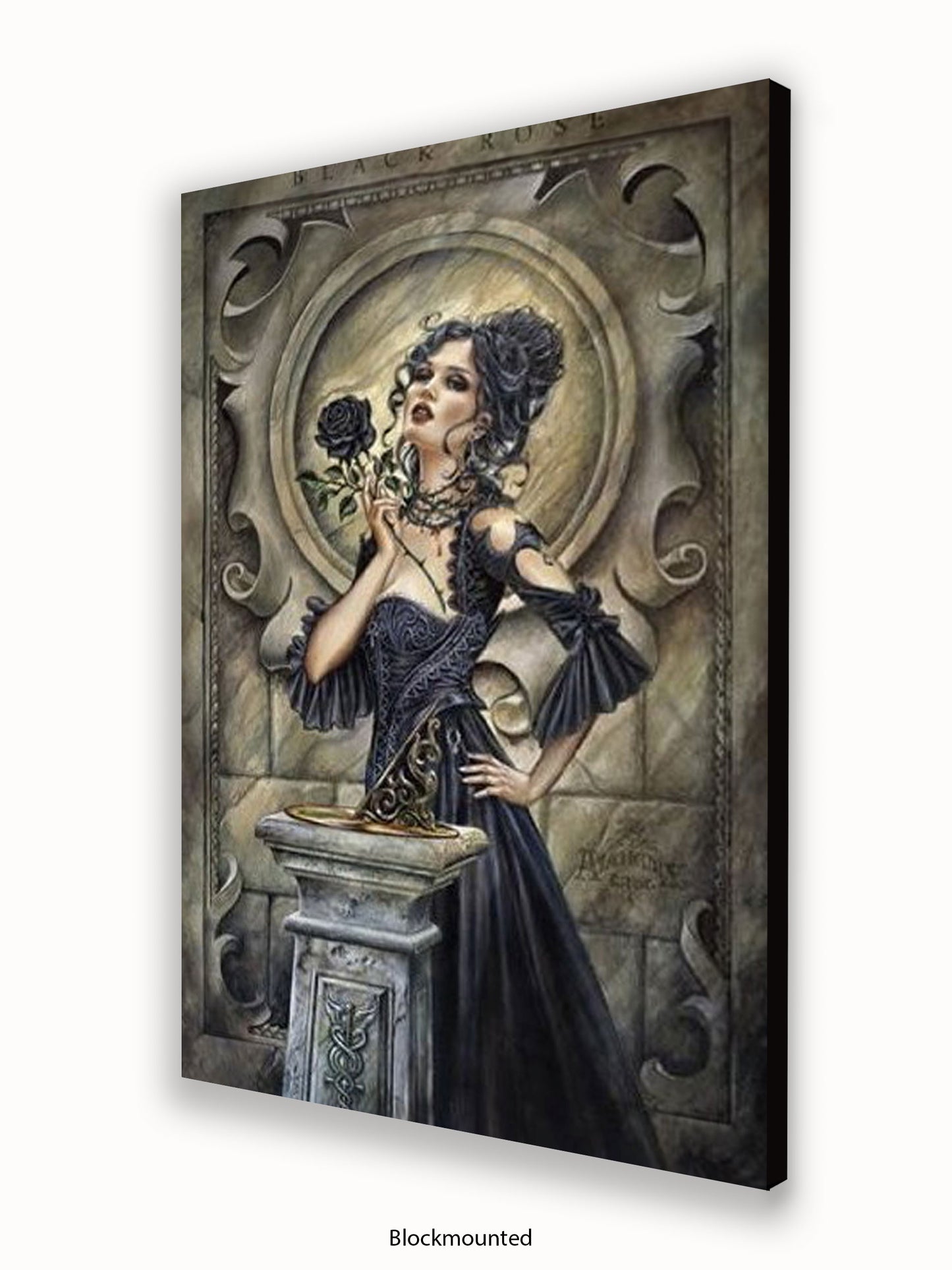 Alchemy  Black Rose Girl Poster