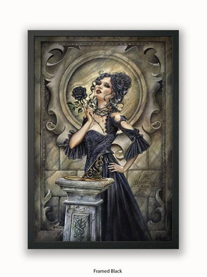 Alchemy  Black Rose Girl Poster