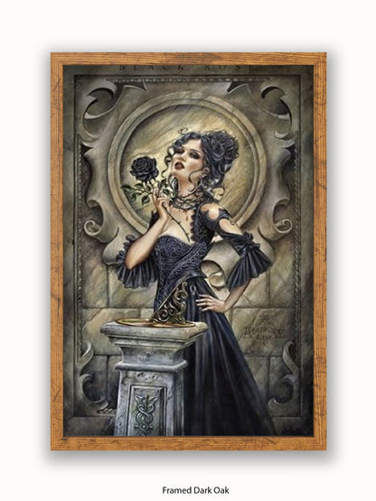 Alchemy  Black Rose Girl Poster