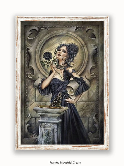 Alchemy  Black Rose Girl Poster