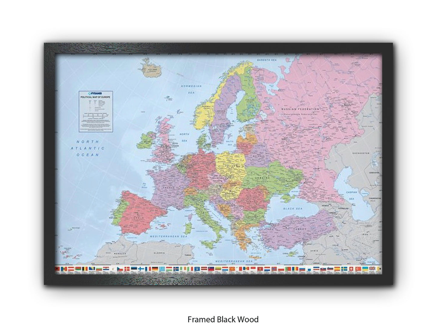 Europe Map | Political Map| Wall Decor Poster