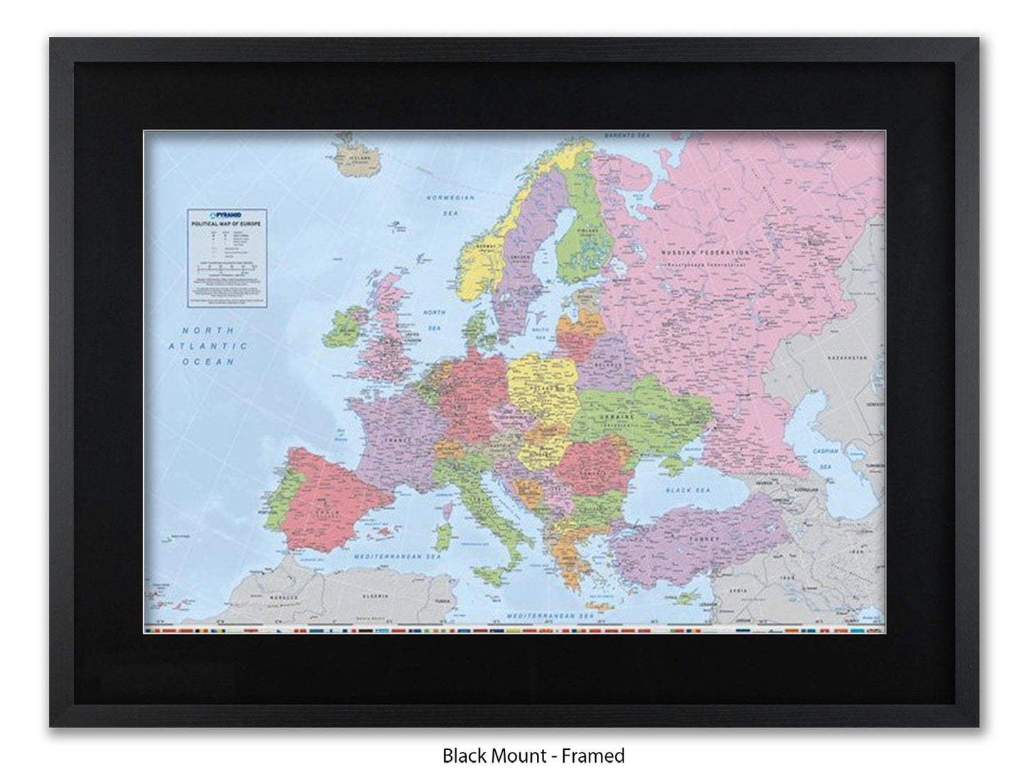 Europe Map | Political Map| Wall Decor Poster