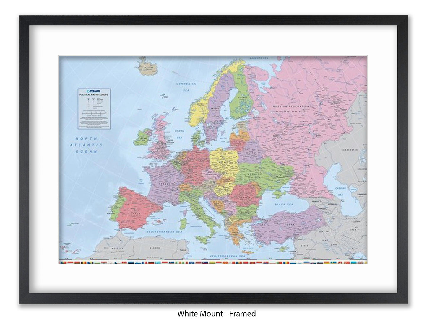 Europe Map | Political Map| Wall Decor Poster