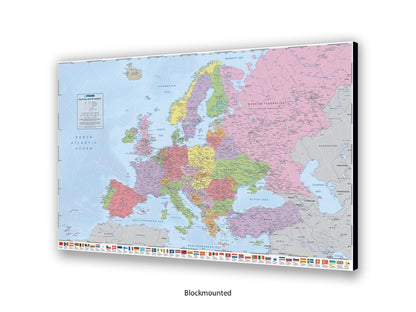 Europe Map | Political Map| Wall Decor Poster