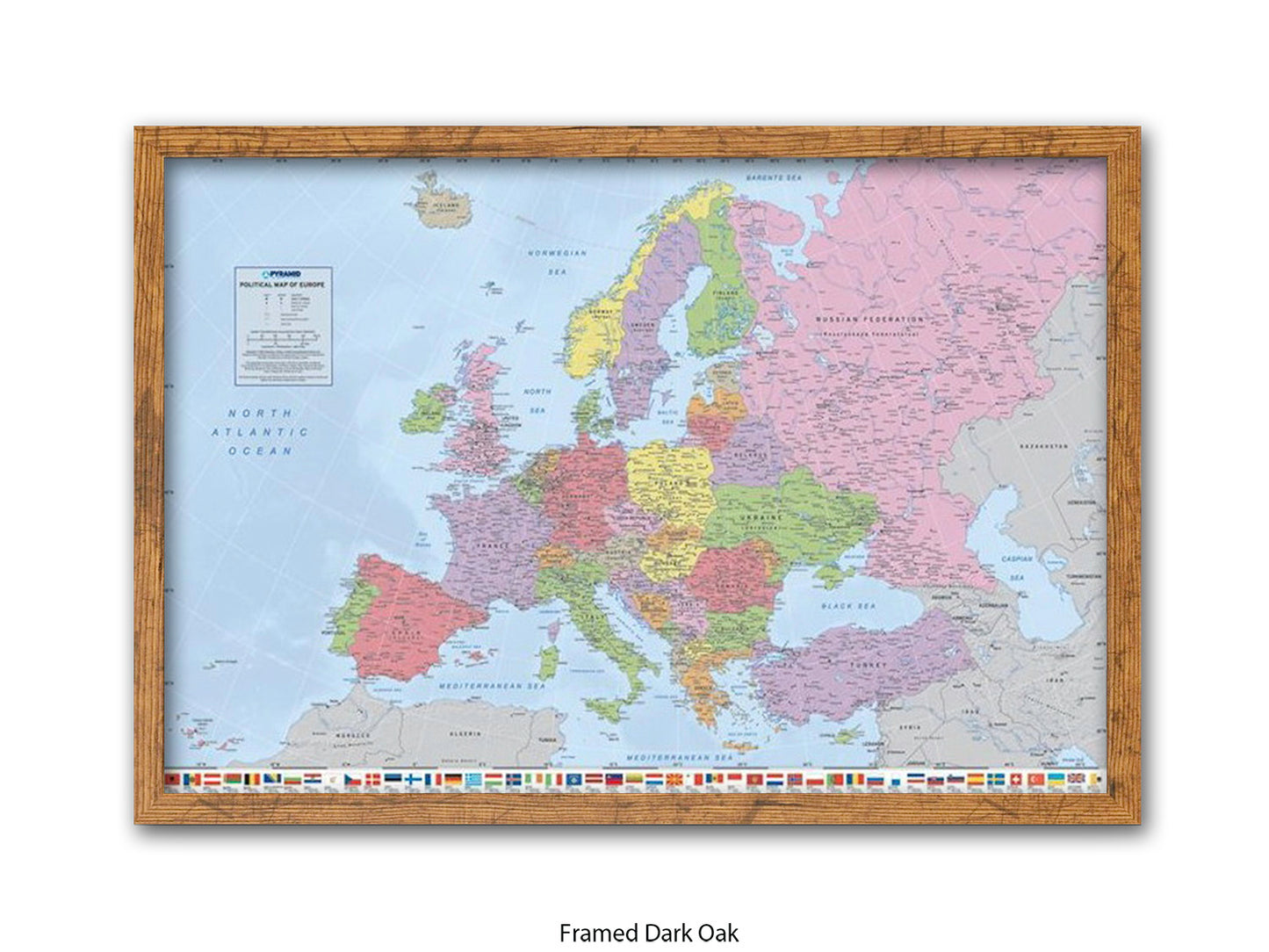 Europe Map | Political Map| Wall Decor Poster