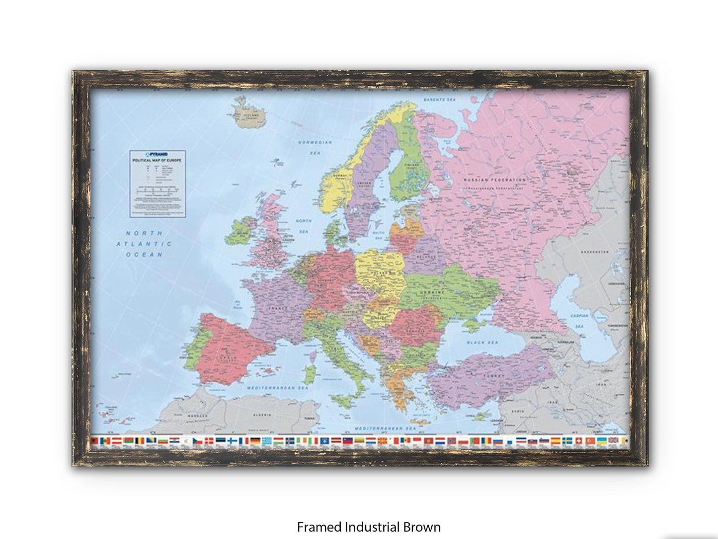 Europe Map | Political Map| Wall Decor Poster