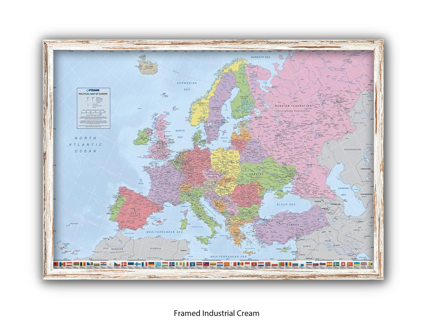 Europe Map | Political Map| Wall Decor Poster