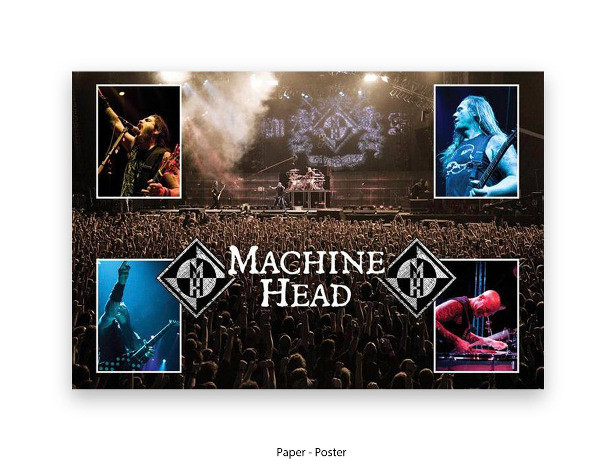 Deep Purple Machine Head Poster Ð Classic Rock Album Wall Art Ð Vintage Hard Rock Print