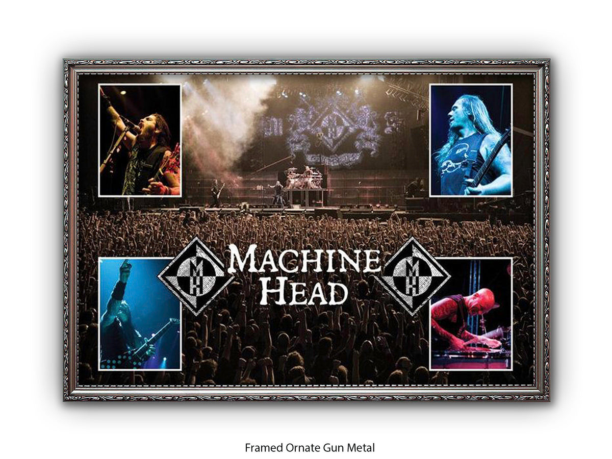 Machine Head Poster - Classic Rock Album Wall Art - Vintage Hard Rock Print