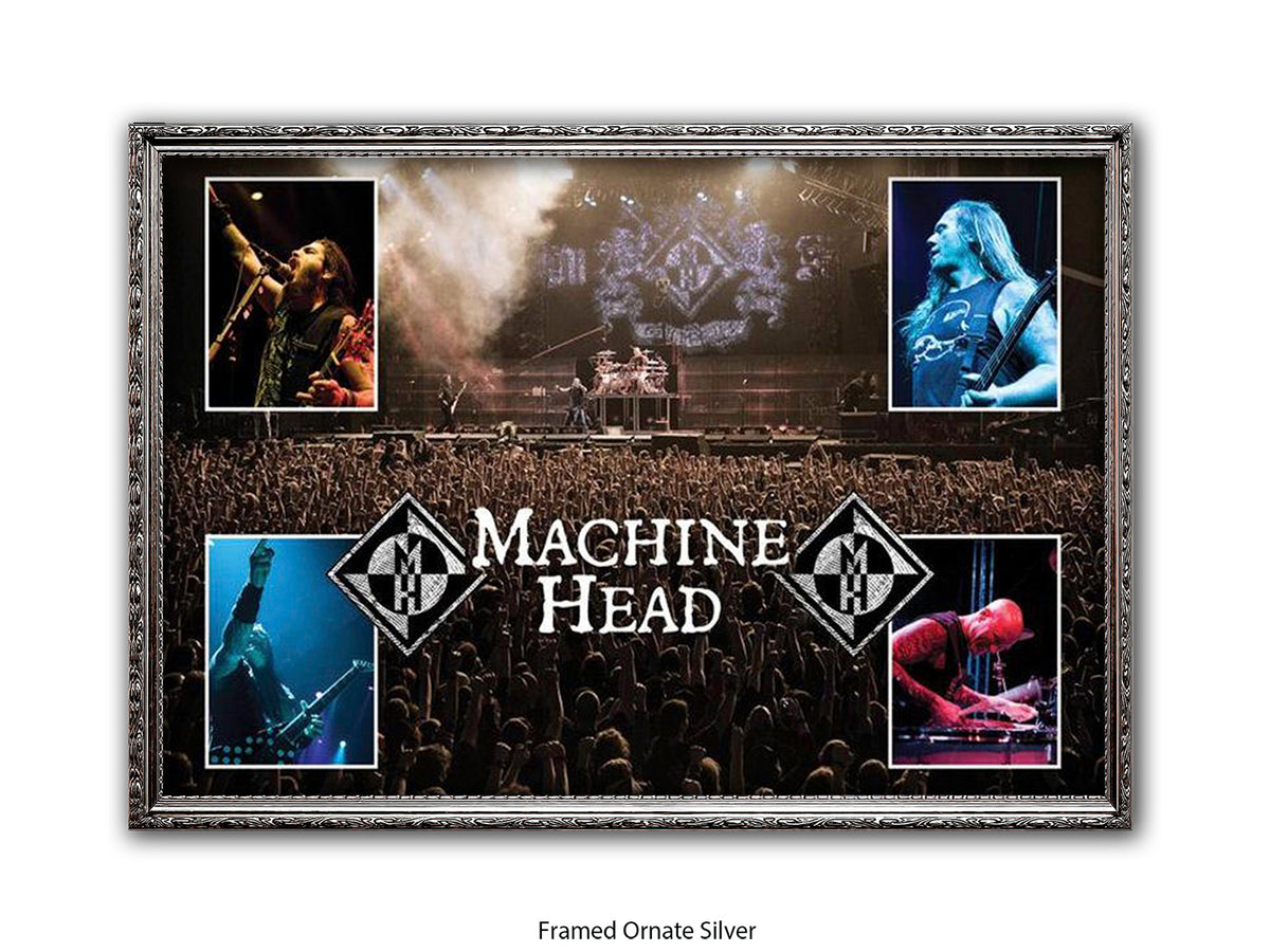 Machine Head Poster - Classic Rock Album Wall Art - Vintage Hard Rock Print