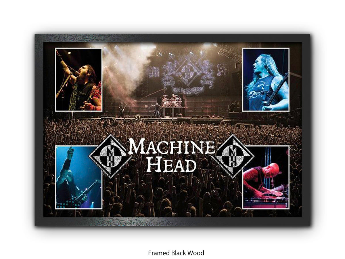 Machine Head Poster - Classic Rock Album Wall Art - Vintage Hard Rock Print