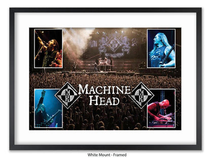 Machine Head Poster - Classic Rock Album Wall Art - Vintage Hard Rock Print