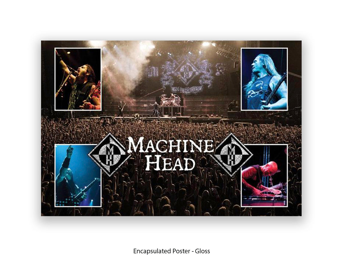 Machine Head Poster - Classic Rock Album Wall Art - Vintage Hard Rock Print